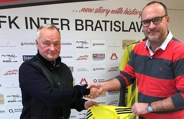 Ladislav Hudec a Ján Palenčár, majiteľ Interu Bratislava.