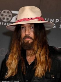 The rocker opted for a fedora hat for the occasion. Billy has been close to Dolly for years. He toured with her while promoting his 1992 single, Achy Breaky Heart