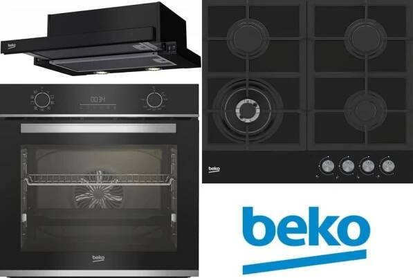 Set Beko BBIM13301XC + HILW64225S + HNT62210B