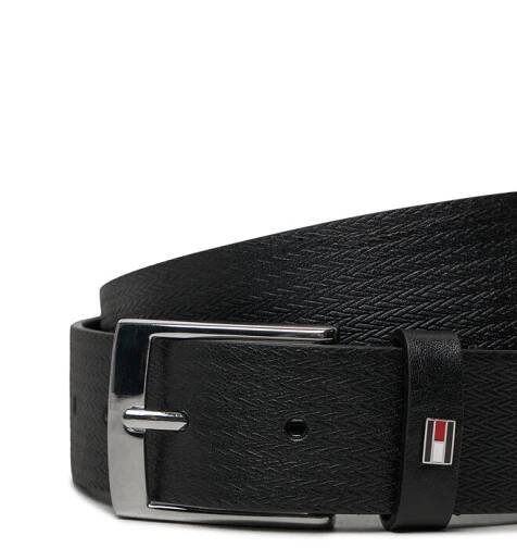 Pánský pásek Tommy Hilfiger AM0AM13015 Černá