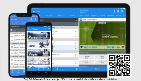 Tipsport mobilní aplikace: stažení, instalace, přihlášení