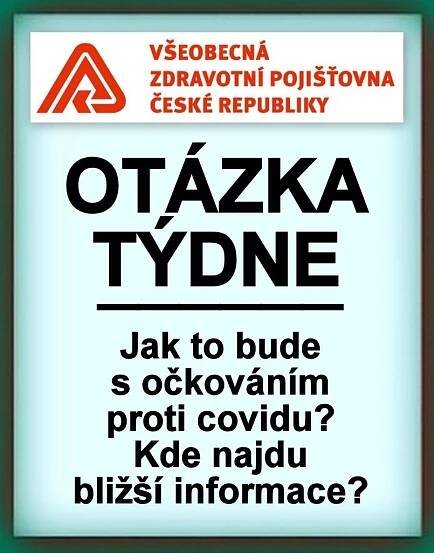 VŠEOBECNÁ ZDRAVOTNÍ POJIŠŤOVNA: Jak to bude s očkováním proti covidu? Kde najdu bližší informace?Za krásnější Vimperk