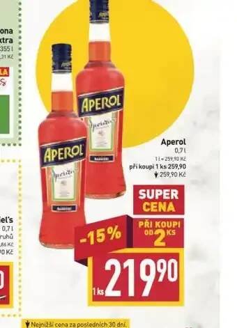 Billa Aperol nabídka