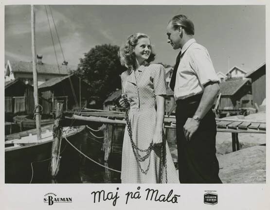 Inga Landgré, Olof Bergström - Maj på Malö - Fotosky