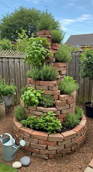 Backyard ideas worth copying in your own outdoor space in 2025 | Spiral garden, Backyard landscaping, Cottage garden