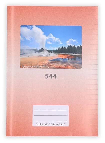 PAPÍRNA MARTINÍK 544, A5 linkovaný, 40 listů