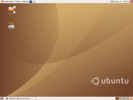 Ubuntu 6.06 (alternative wallpaper)