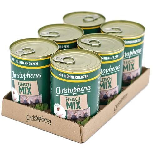 Christopherus – Fleischmix mit Hühnerherzen
