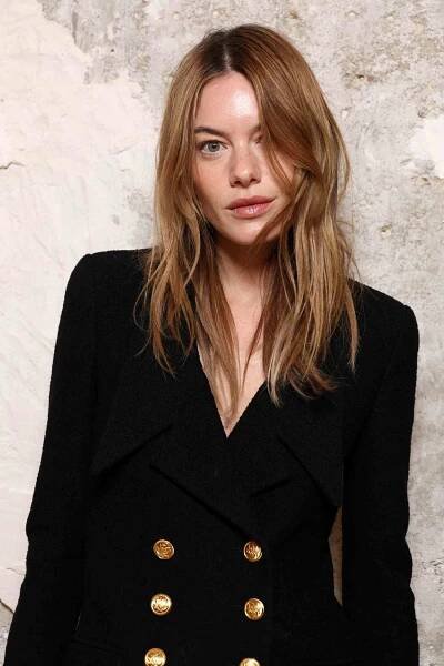 Camille Rowe French bangs