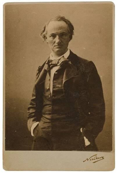Charles Baudelaire 1855 (foto Nadar)