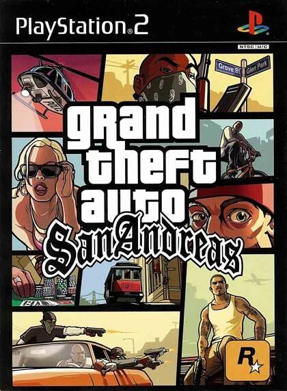 Hra Grand Theft Auto: San Andreas GTA pro PS2 Playstation 2 konzole
