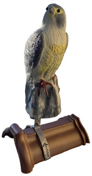 Plašič ptáků Sokol - 3D maketa, 45 cm, kotvení na hřebenáč