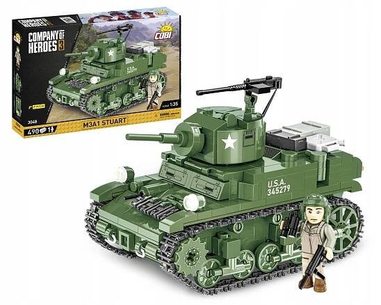 COBI Company of Heroes 3 3048 M3A1 Stuart