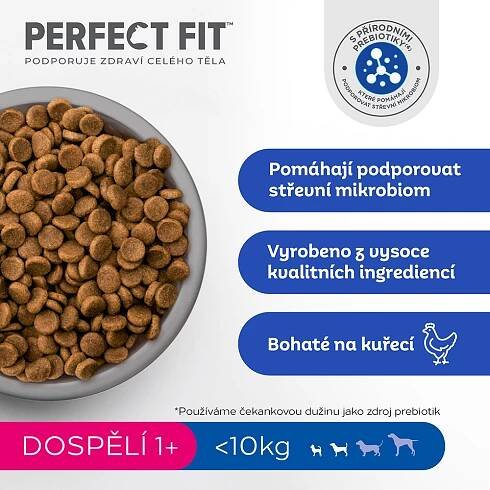 Perfect Fit granule s kuřecím pro dospělé psy malých plemen