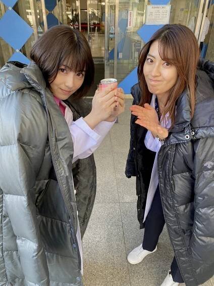 Minami Hamabe, Miori Takimoto - Doctor White - Z natáčení