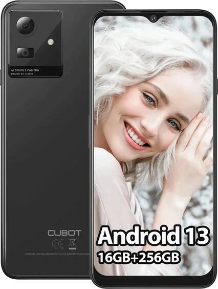 Smartphone Cubot NOTE 50 6,56" 256 GB 16 GB RAM Černá - Mobily a chytrá elektronika