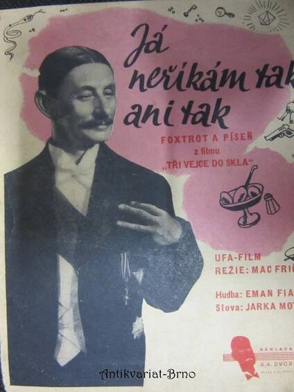 Já neříkám tak ani tak, 1937