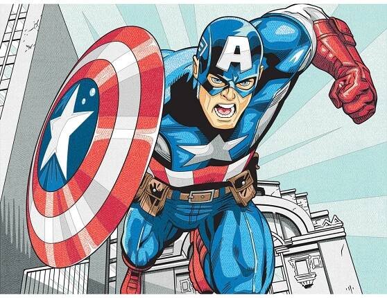 Superhero Pencil by Number Kits • Paint By Number For Adults