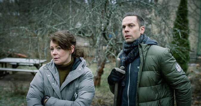 Karppi - Vdova - Z filmu - Marjaana Maijala, Mikko Nousiainen