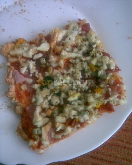 Dietní pizza - fotografie receptu - TopRecepty.cz