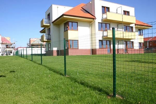 Svařovaná plotová síť v zelené barvě