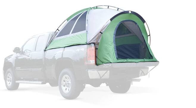 Napier Backroadz Truck Tent Green and Grey Overlanding Camping