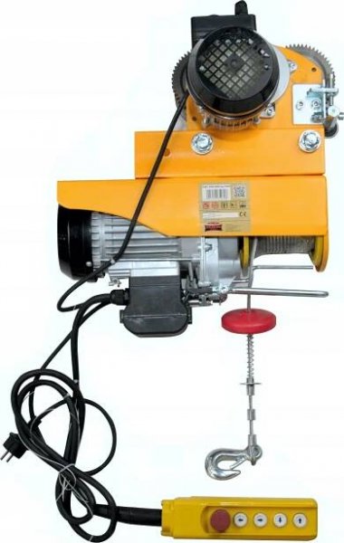 Dragon Winch Elektrický naviják 230 V 400/800 kg Zdvihací zařízení 12 m + vozík