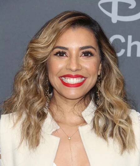 Christina Vidal on the red carpet