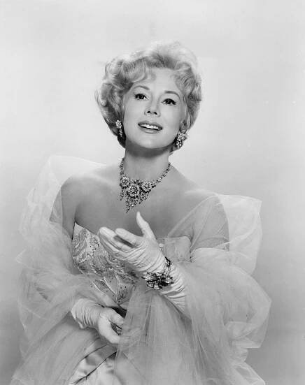 Eva Gabor In 'It Started With A Kiss', 1959.