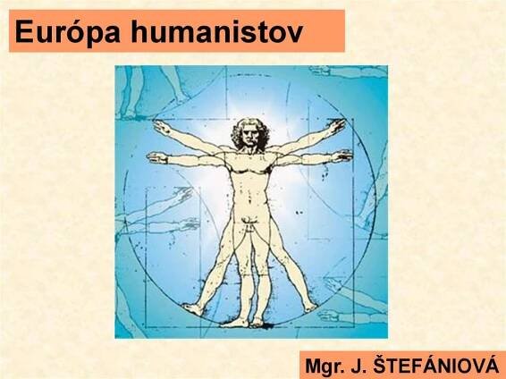 Európa humanistov - презентация онлайн