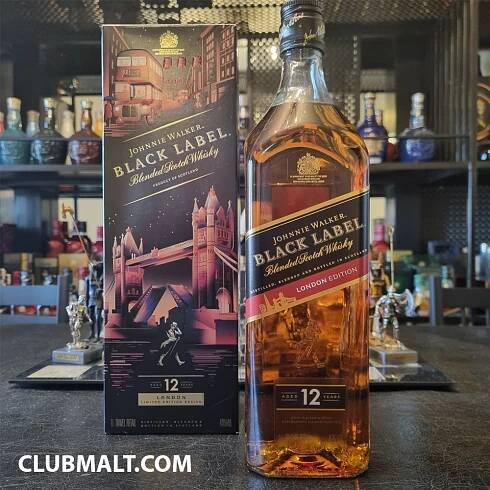 JOHNNIE WALKER BLACK LABEL LONDON EDITION 12Y 1L