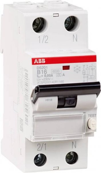 ABB Proudový chránič s jističem vedení (FI/LS)