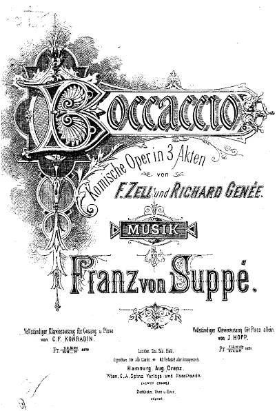 Boccaccio (Suppé, Franz von) – IMSLP