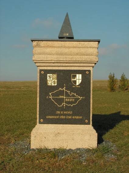 Geografický střed České republiky, Číhošť