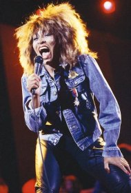 Tina Turner takes the stage in 1982.