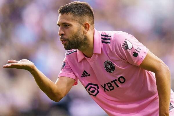 Gol de Jordi Alba en el show de Messi en el Inter Miami: primer gol americano del español