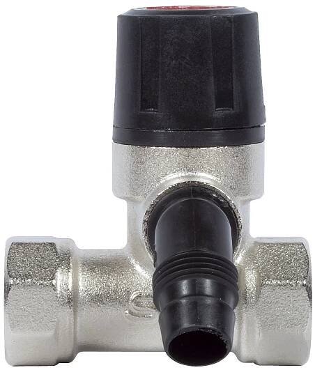 Slovarm Pojistný ventil G1/2" × G1/2"; černá