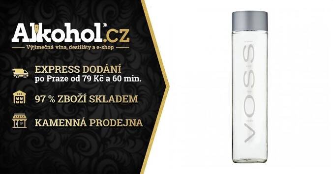 VOSS Voda Neperlivá 0,8l Sklo
