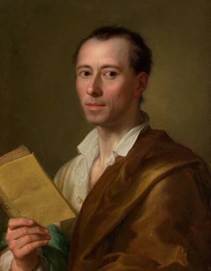 Winckelmann, oil painting by Anton Raphael Mengs, 1758; in the Metropolitan Museum of Art, New York City