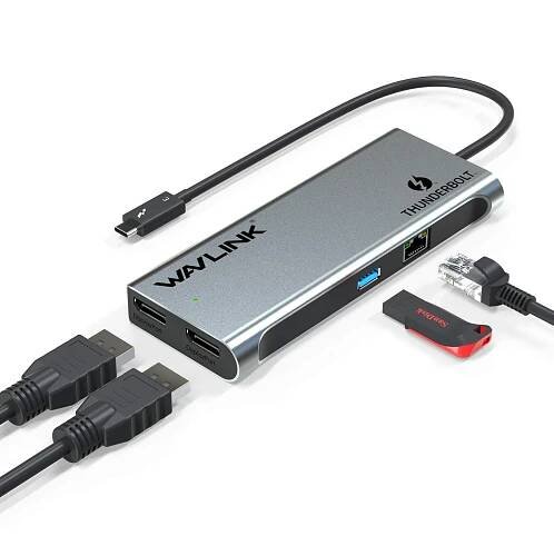 Thunderbolt 3 Dock Station Dual Monitor 4K/Single 5K thumbnail