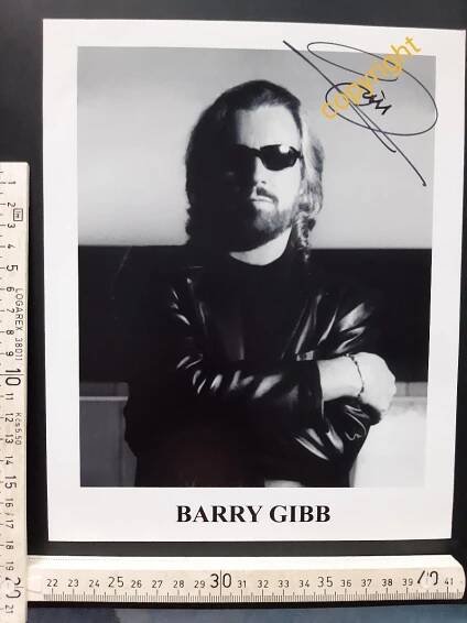Autogram BARRY GIBB zo skupiny BEE GEES