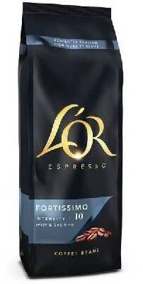 Káva L´OR Espresso Fortisimo, zrnková, 500 g