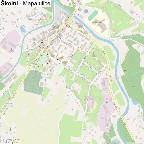 Školní - mapy | Kurzy.cz