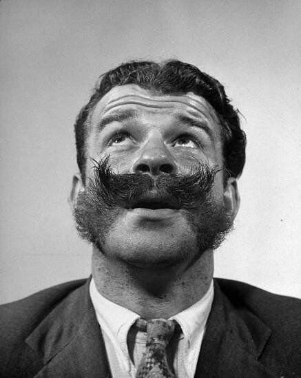Members of the London Handlebar Club, 1947.