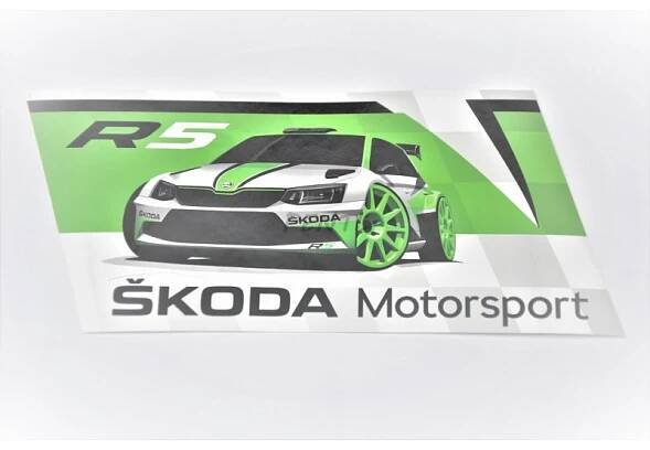 samolepka Škoda Motorsport R5