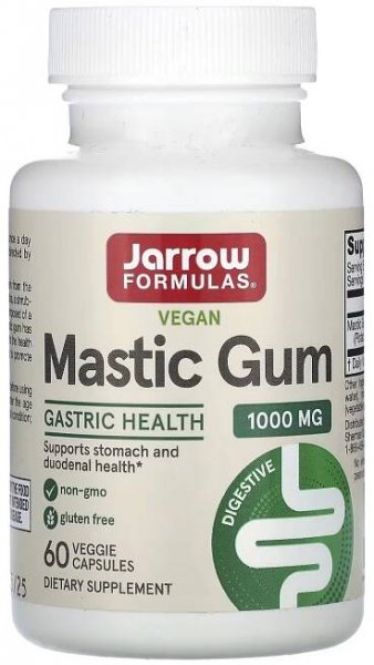 Jarrow Formulas Mastic Gum 1000 mg, 60 cps.