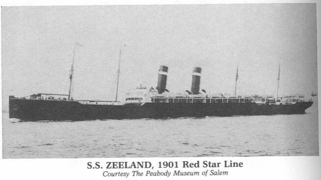 SS Zeeland (1901) – Wikipedie