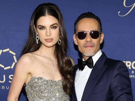 Marc Anthony spends Christmas with Nadia Ferreira's family in Miami and a special visit from Santa