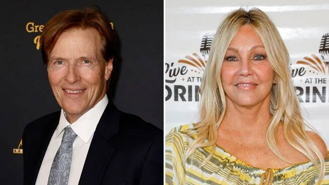 Jack Wagner and Heather Locklear