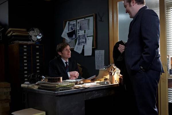 Endeavour - Nokturno - Z filmu - Shaun Evans, Sean Rigby